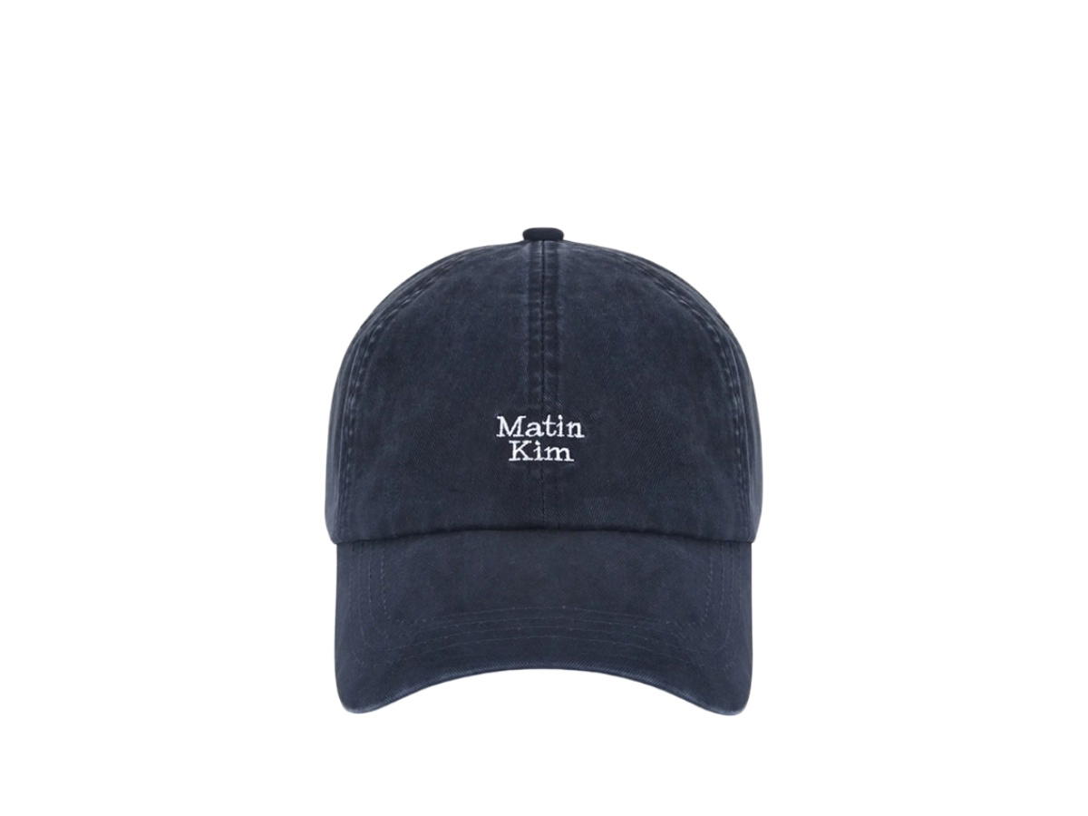 Matin Kim Matin Mini Logo Ball Cap In Navy