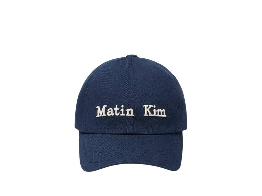 Matin Kim Matin Kim Matin Classic Logo Ball Cap Navy