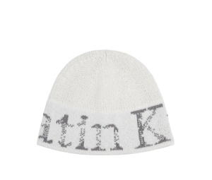 Buy Matin Kim Cracked Logo Light Bucket Beanie Ivory at Sasom – Authentic and Ready to Ship