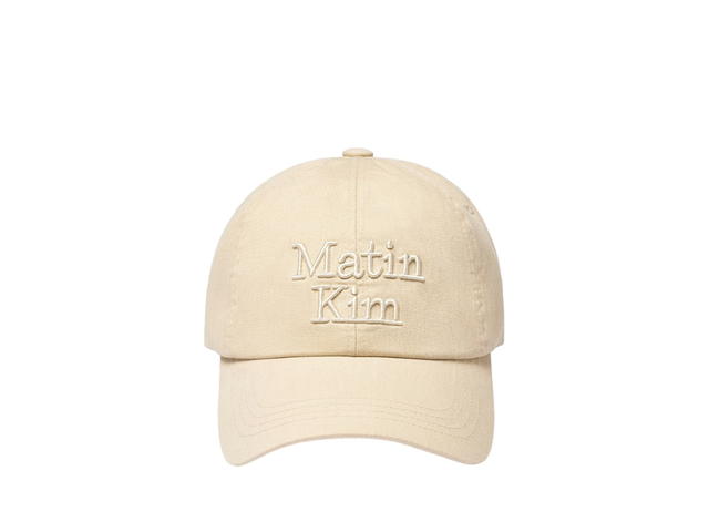 Matin Kim Matin Kim Matin Volume Logo Ball Cap Beige - view 2