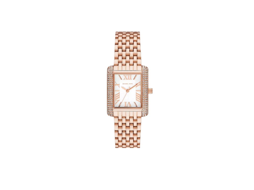 Michael Kors Michael Kors Emery Pave Watch Rose Gold