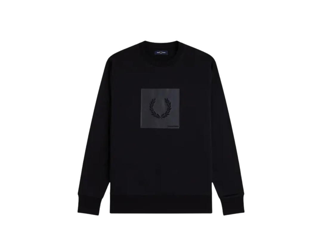 Fred Perry Fred Perry Box Graphic Sweatshirt Black