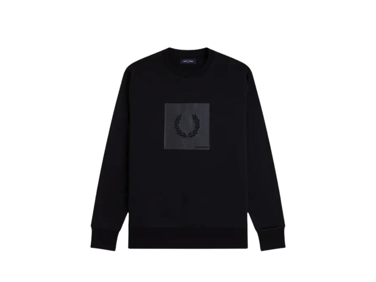 Fred Perry Fred Perry Box Graphic Sweatshirt Black