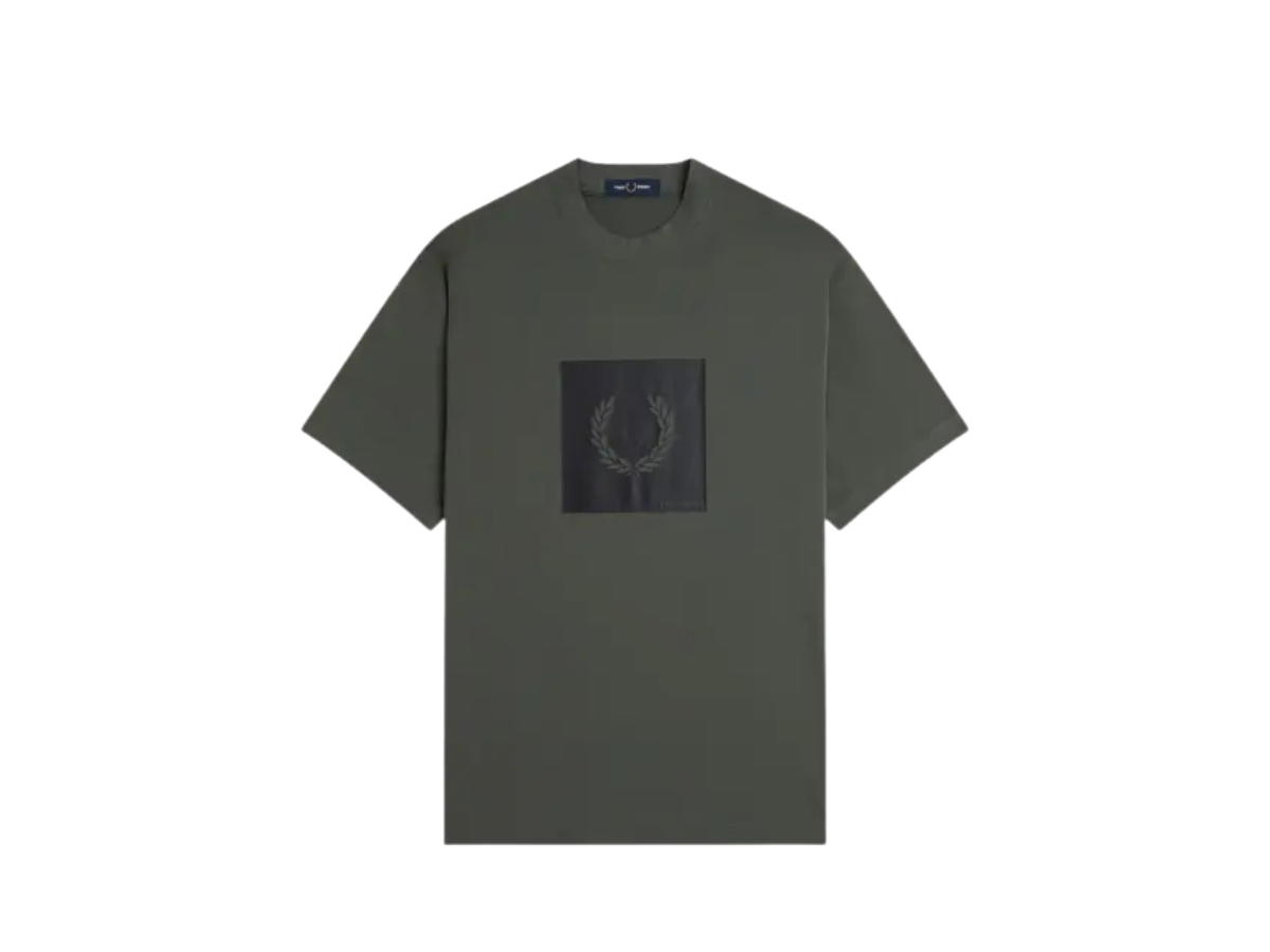 Fred Perry Fred Perry Box Graphic T-Shirt Green