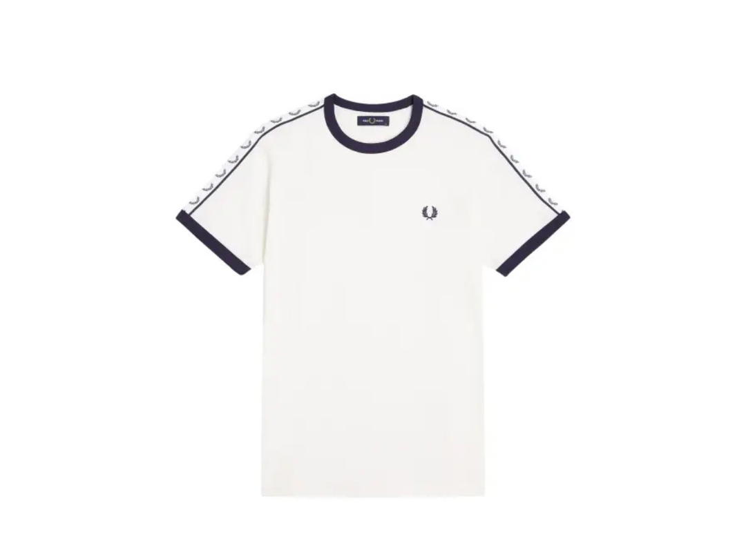 Fred Perry Fred Perry Taped Ringer T-shirt White