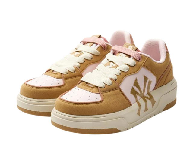 MLB MLB Chunky Liner Basic Suede New York Yankees Pink - view 4