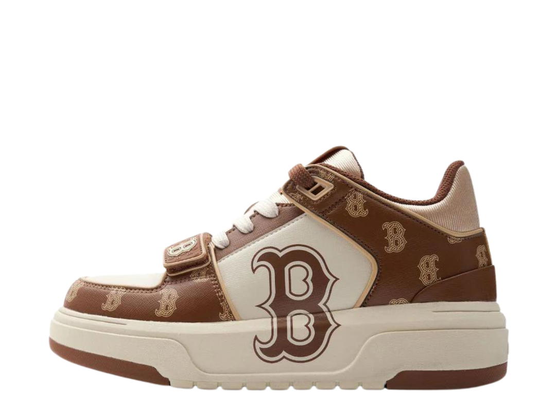 MLB MLB Chunky Liner Mid Classic Monogram Boston Red Sox Dark Brown