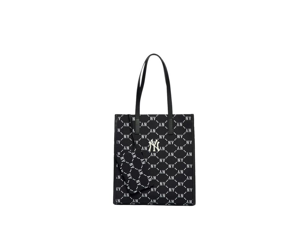 MLB MLB NY Tote Bag In Jacquard Monogram Black