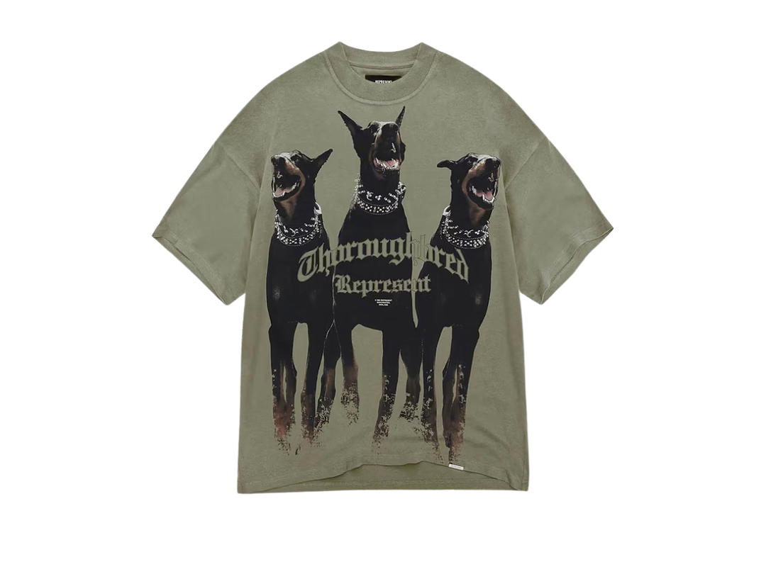 Represent Represent Thoroughbred T-Shirt Khaki