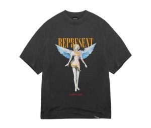 Buy Represent Reborn T-Shirt Aged Black at Sasom – Authentic and Ready to Ship