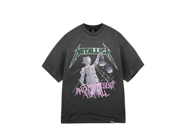 Represent Represent x Metallica Justice T-Shirt Stained Black - view 1