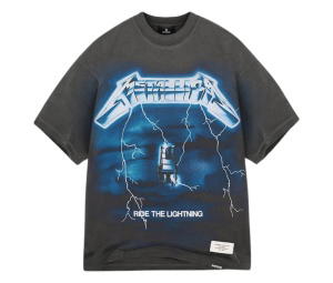 Buy Represent x Metallica Ride The Lightning T-Shirt Vintage Grey at Sasom – Authentic and Ready to Ship