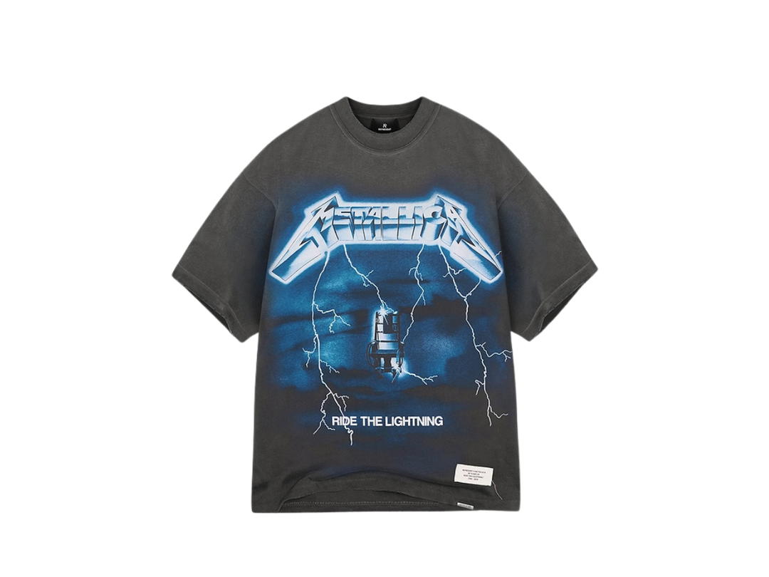 Represent Represent x Metallica Ride The Lightning T-Shirt Vintage Grey