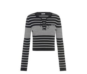 Buy Miu Miu Cotton Sweater Black (Women's) at Sasom – Authentic and Ready to Ship