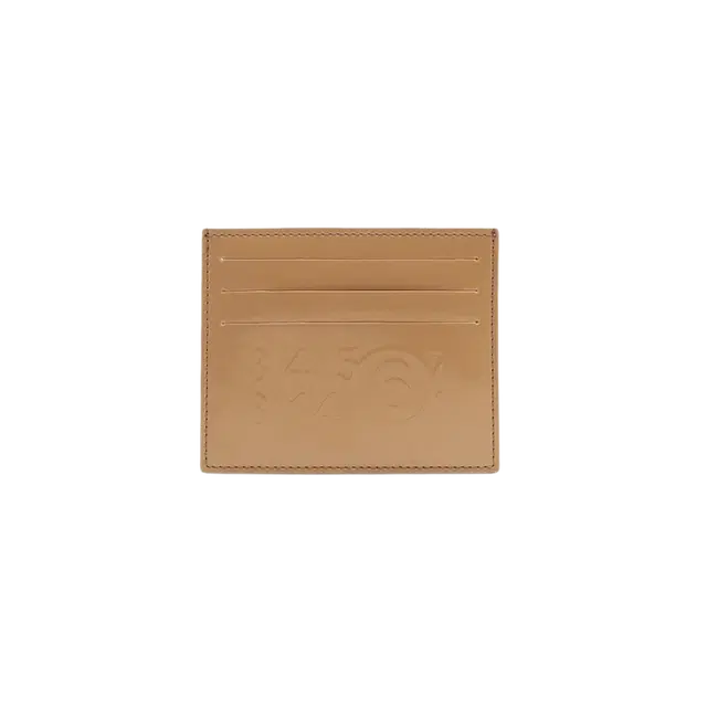 Maison Margiela MM6 Maison Margiela Logo Card Holder Beige - view 2