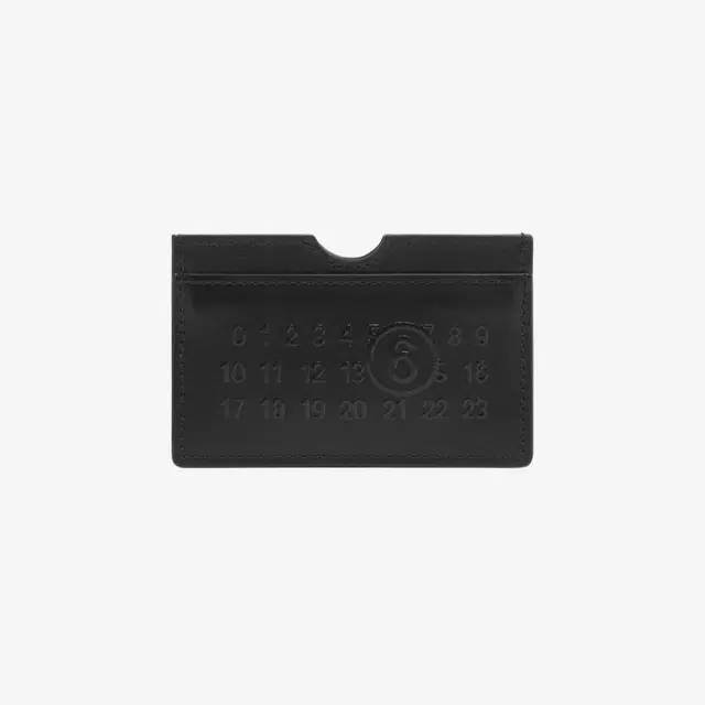 Maison Margiela MM6 Maison Margiela Numeric Logo Card Holder Black - view 1