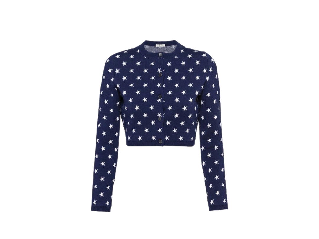 Miu Miu Miu Miu Knitwear Blue
