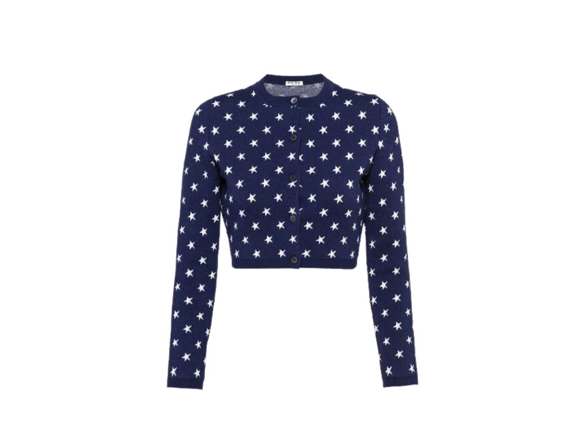 Miu Miu Miu Miu Knitwear Blue