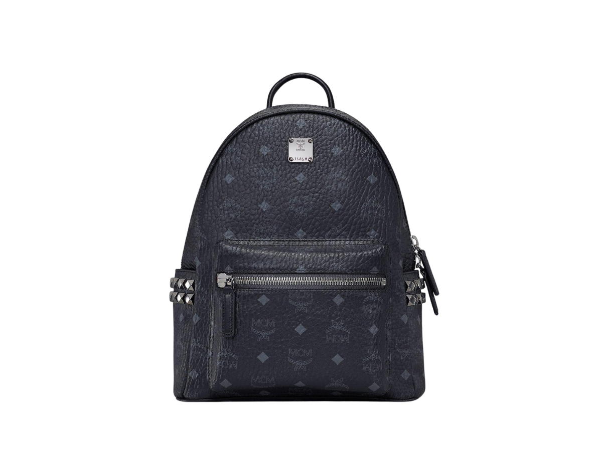 MCM MCM Stark Side Studs Backpack in Visetos Black