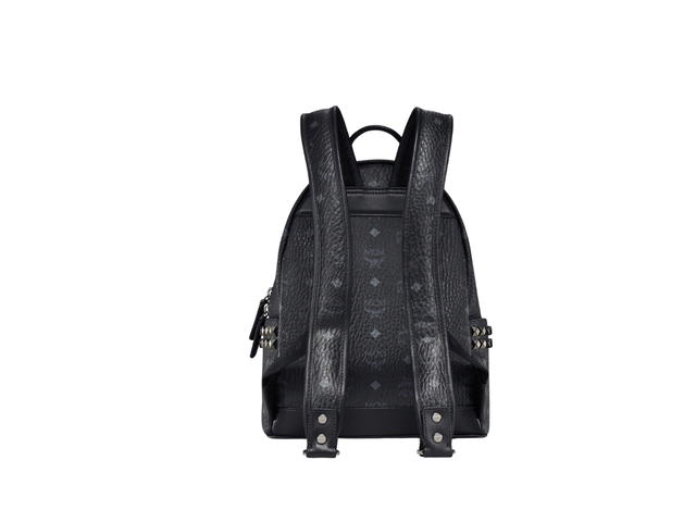 MCM MCM Stark Side Studs Backpack in Visetos Black - view 2