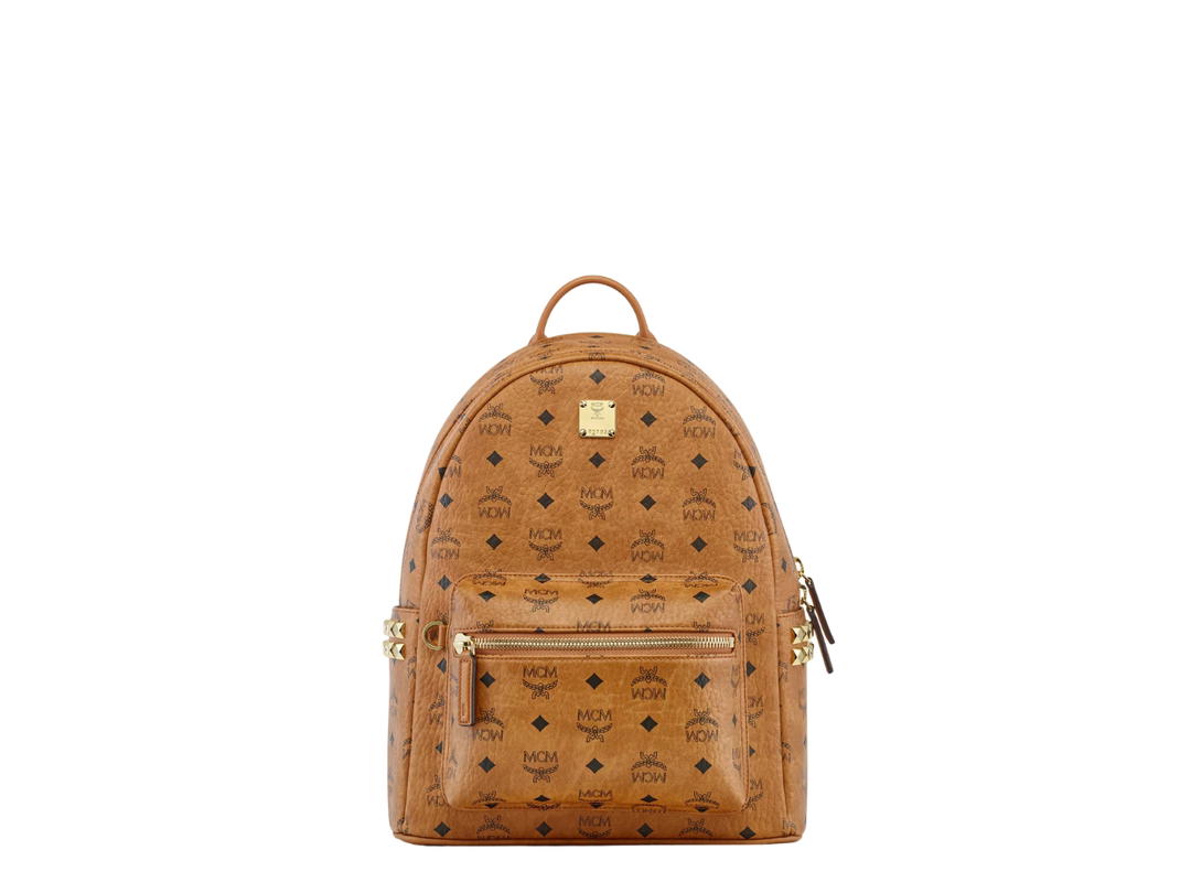 MCM MCM Stark Side Studs Backpack Cognac