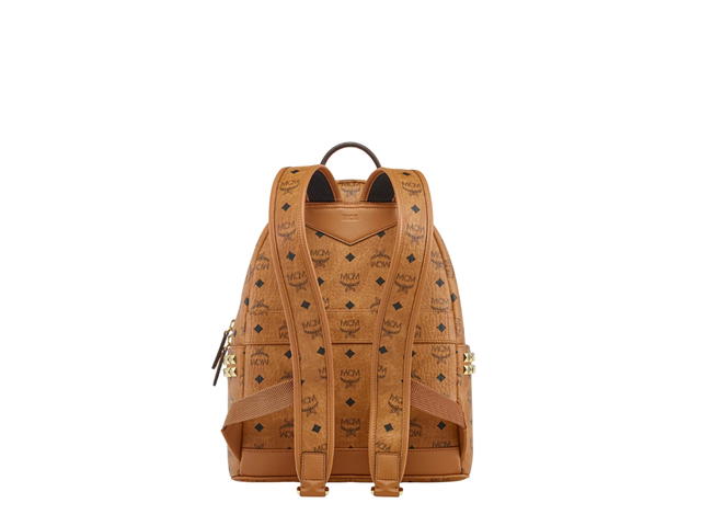 MCM MCM Stark Side Studs Backpack Cognac - view 2