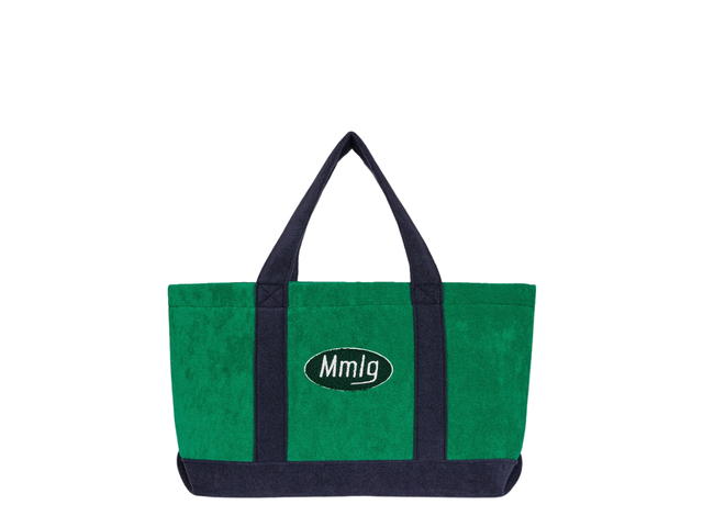 Mmlg Mmlg Terry Tote Bag Green Navy - view 1