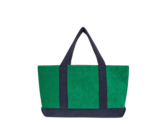 Mmlg Mmlg Terry Tote Bag Green Navy - view 3