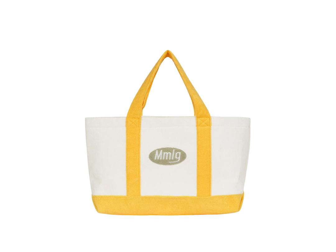 Mmlg Mmlg Terry Tote Bag Ivory Yellow