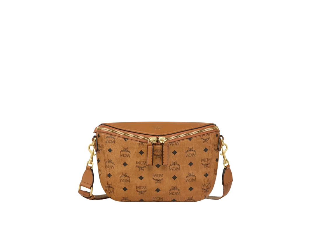 MCM MCM Diamant 3D Crossbody Cognac