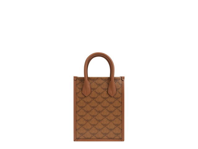 MCM MCM Monogram Printed Shoulder Bag Cognac - view 2