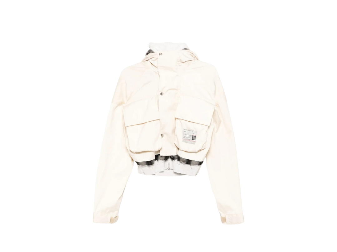 Maison Mihara Yasuhiro Maison Mihara Yasuhiro patchwork design jacket Ivory White