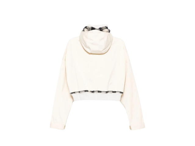 Maison Mihara Yasuhiro Maison Mihara Yasuhiro patchwork design jacket Ivory White - view 2