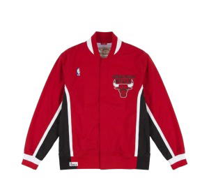 Buy Mitchell & Ness Authentic Warm Up Jacket Red at Sasom – Authentic and Ready to Ship