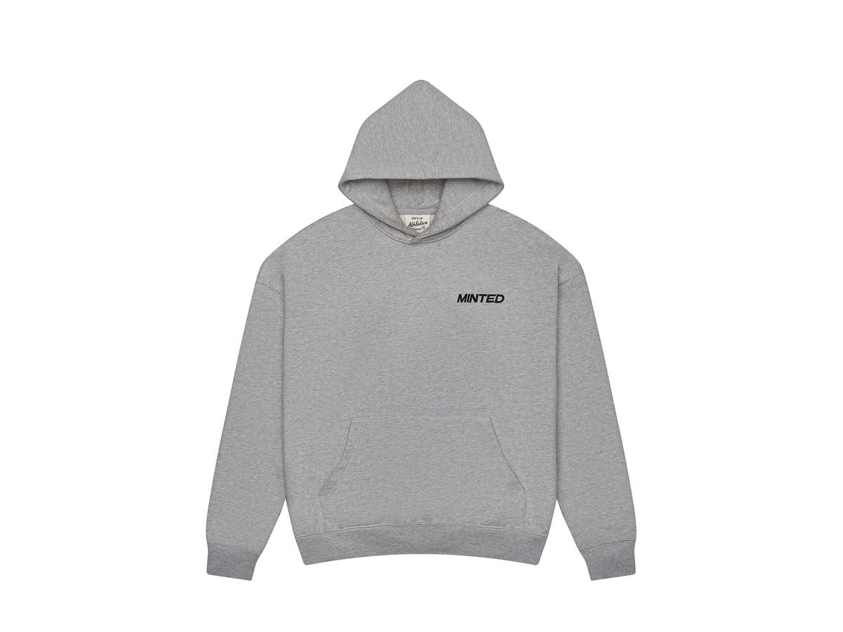 Minted New York Minted New York Core Hoodie Grey