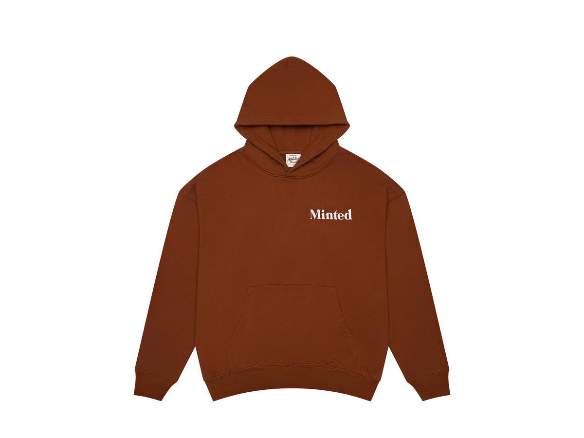 Minted New York Minted New York The Run Club Hoodie Brown