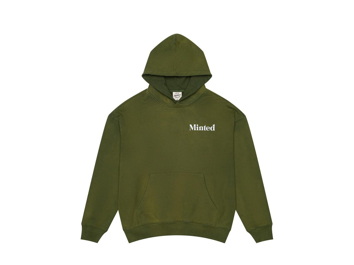 Minted New York Minted New York The Run Club Hoodie Green