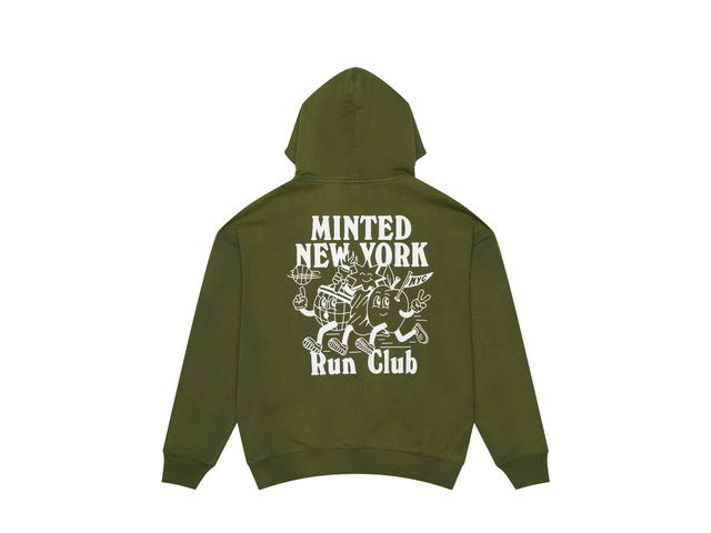 Minted New York Minted New York The Run Club Hoodie Green - view 2