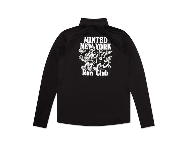 Minted New York Minted New York Performance 1/4 Zip Black - view 2