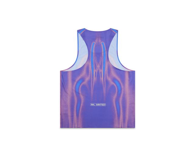 Minted New York Minted New York CirrusMesh Singlet Mach Blue - view 2