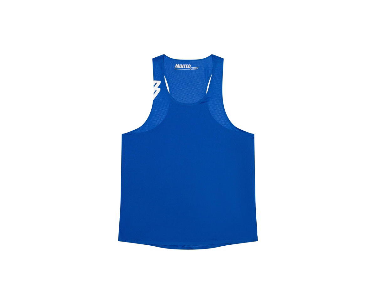 Minted New York Minted New York CirrusMesh Singlet "Minted" Blue