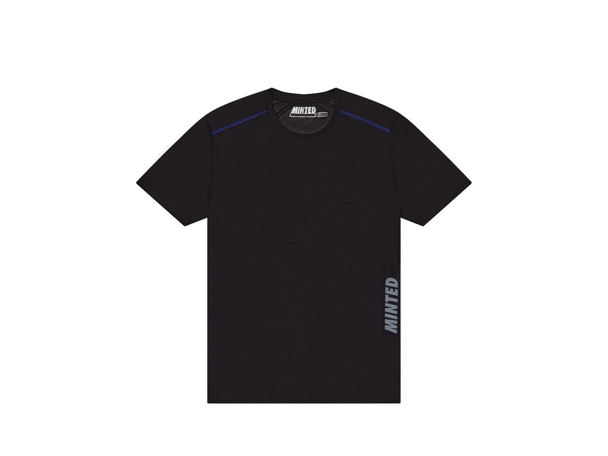 Minted New York Minted New York CirrusMesh Performance Tee Black