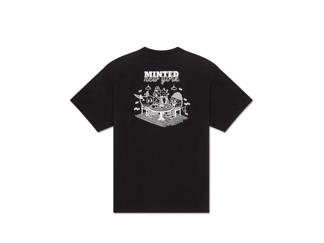 Minted New York Minted New York Cafe Scene Tee Black - view 1