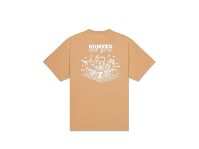 Minted New York Minted New York Cafe Scene Tee Tan - view 1