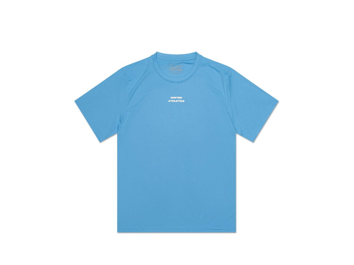 Minted New York Minted New York Soft Touch Performance Tee Blue