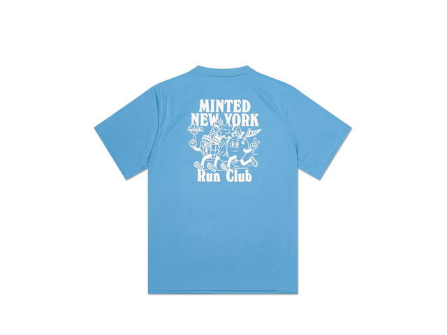 Minted New York Minted New York Soft Touch Performance Tee Blue - view 2