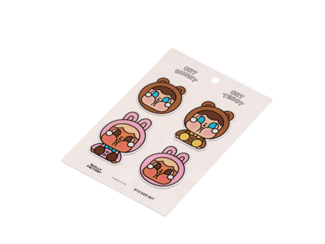 Molly Factory Molly Factory Sad Zoo Day Sticker Set 4