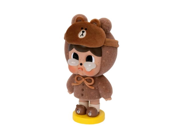 Molly Factory Molly Factory Crybuddy & Line Friends Pajama Party Brown Toy - view 2