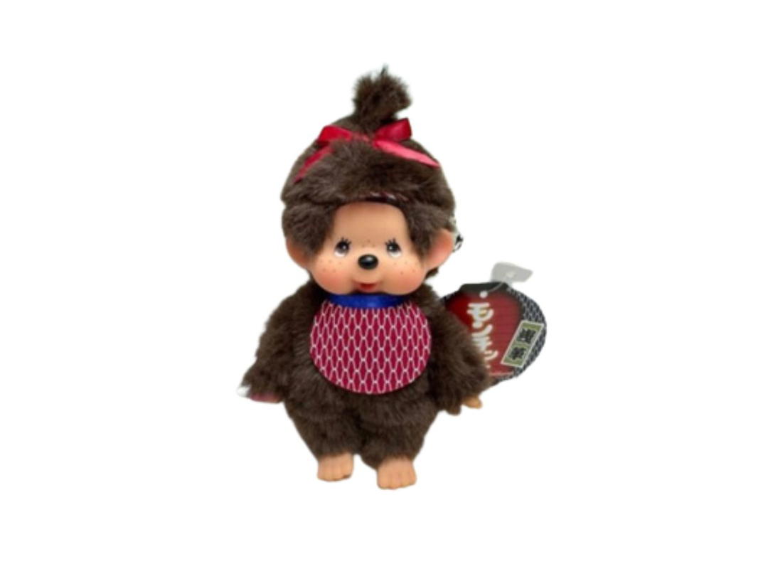 Monchhichi Monchhichi Asakusa Limited Festival Mascot Keychain Girl Size SS