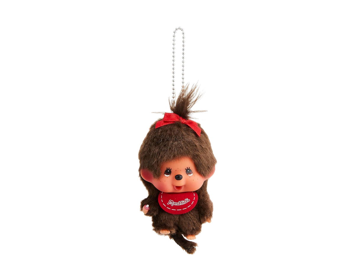 Monchhichi Monchhichi Big Head SS Keychain Girl